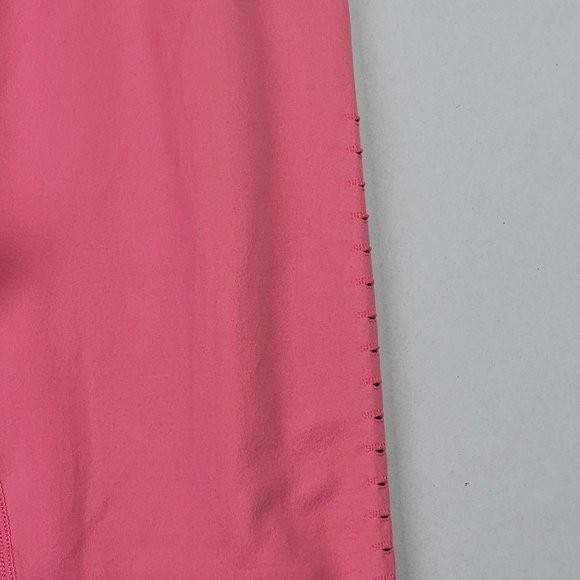 Joy Lab Women's Salmon Pink White Tie Dye High Rise Athletic 7/8 Leggings, Sz S - Picture 6 of 8